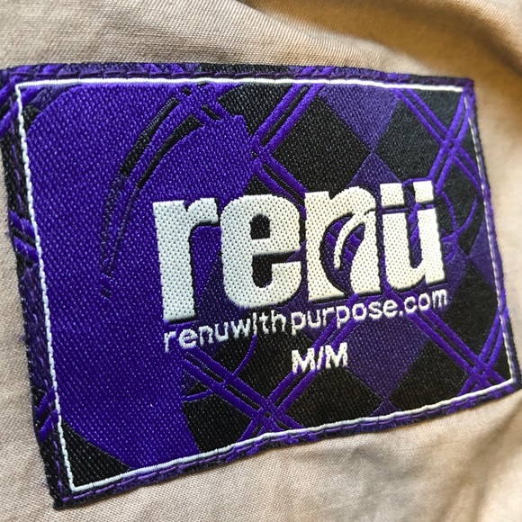 JACKET funnel collar with built-in hood M/M EUC - Picture 5 of 7